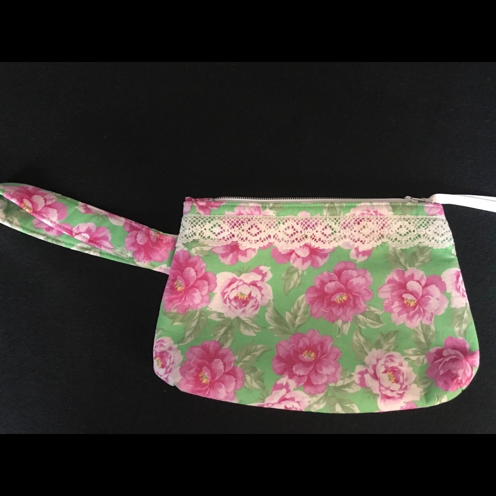 Cotton Print Cosmetic Bag